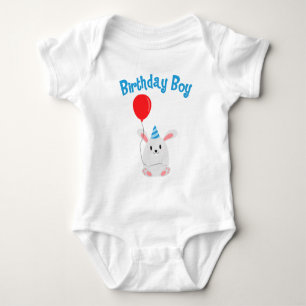 Playful Mouse Birthday Boy Baby Bodysuit