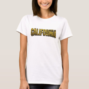 Playful Orange CALIFORNIA Quote Shirt