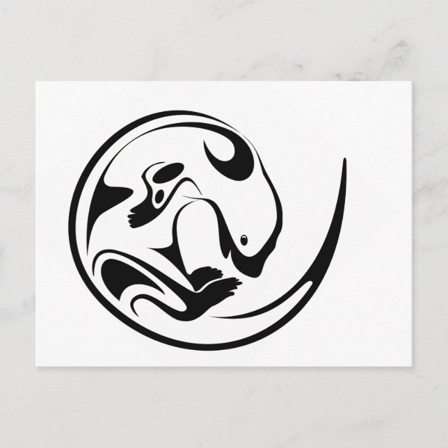 Playful Otter Postcard (Front)