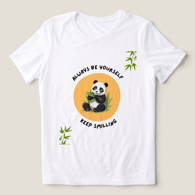 Playful Panda Vibes T Shirt Design (Design Front)