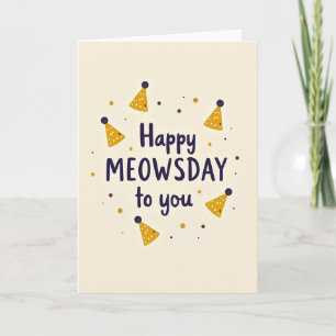 Playful Party Hat Card