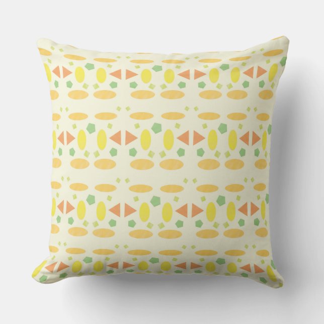 Playful Pastel Seamless Design Cushion (Front)