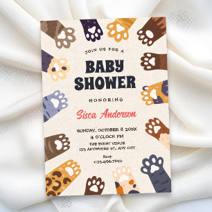 Playful paws invitation