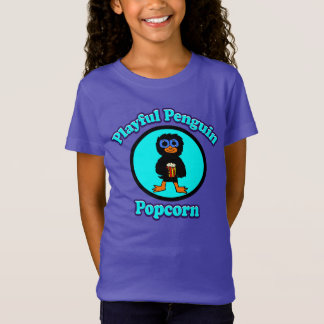 Playful Penguin Popcorn T-Shirt