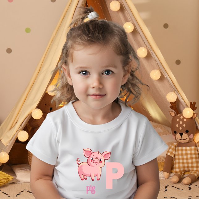 Playful Piggy Tee for Tots (Creator Uploaded)