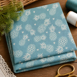 Playful Pineapple Pattern Fabric