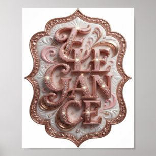 Playful Pink ELEGANCE Print