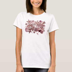 Playful Pink GLASS HALF FULL TYPE OF PERSON T-Shirt