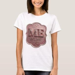 Playful Pink ME EST 1997 Custom Design T-Shirt
