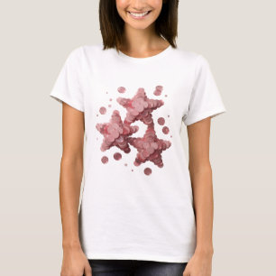 Playful Pink STAR BIRTHDAY PARTY Design T-Shirt