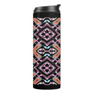 Playful Pink Tribal Thermal Tumbler