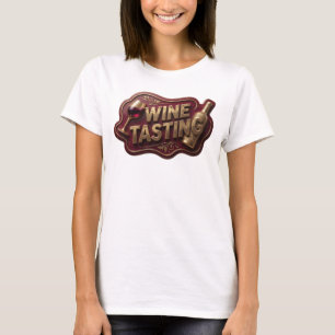 Playful Pink WINE TASTING Quote Shirt