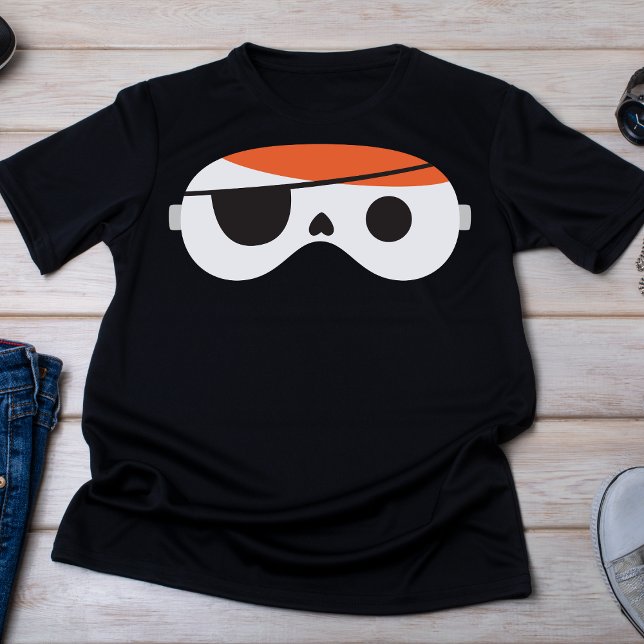 Playful Pirate Sleep Mask T-Shirt (Creator Uploaded)