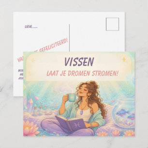 Playful Pisces Birthday Card for [Her]