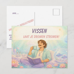 Playful Pisces Birthday Card for [Him]