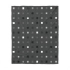 Playful Pixels Check Grey Black Pattern