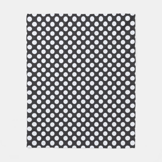 Playful Polka Dots | PD-04 | Fleece Blanket (Front)