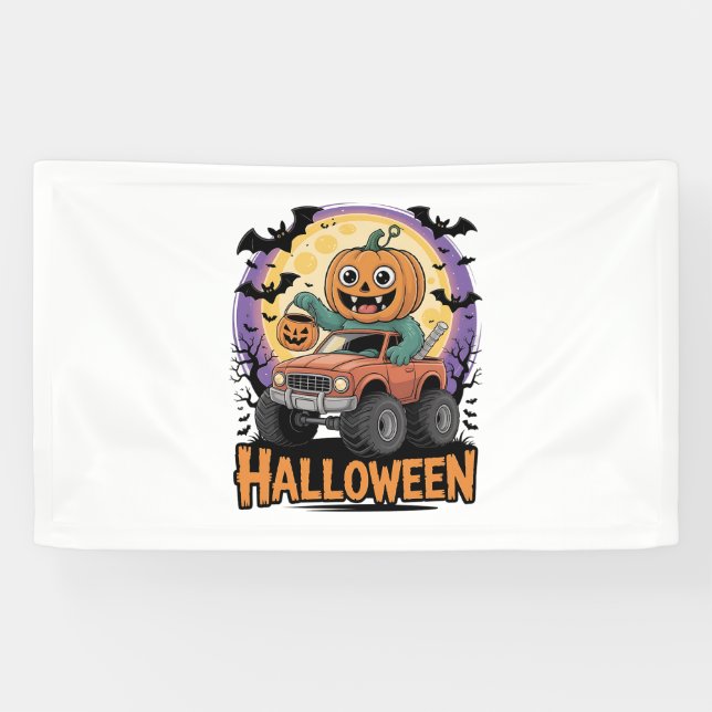 Playful Pumpkin Banner (Horizontal)