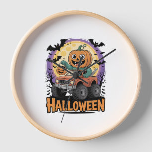 Playful Pumpkin Clock