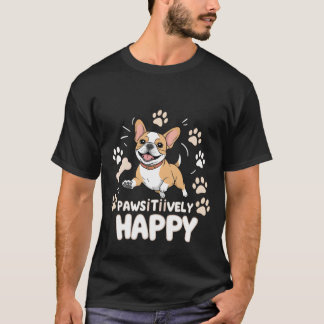 Playful Pup-Cute and Cheerful Dog Design T-Shirt