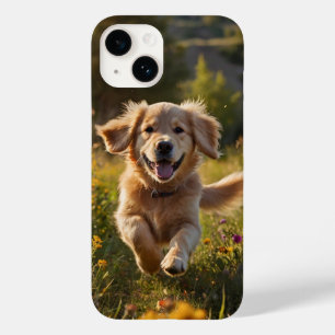 Playful Puppy in Meadow Case-Mate iPhone 14 Case
