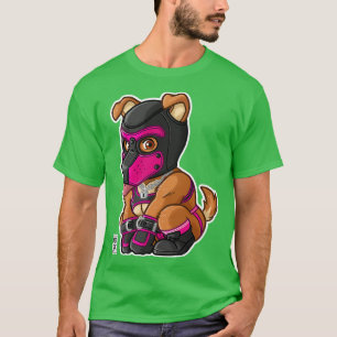 PLAYFUL PUPPY PINK MASK BEARZOO SERIES T-Shirt