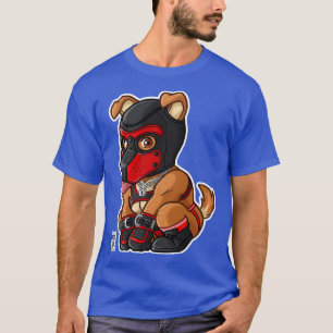 PLAYFUL PUPPY RED MASK BEARZOO SERIES T-Shirt