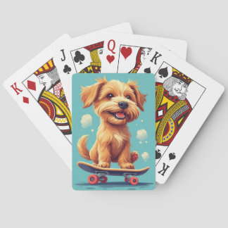Playful PuppyClassic Playing Cards