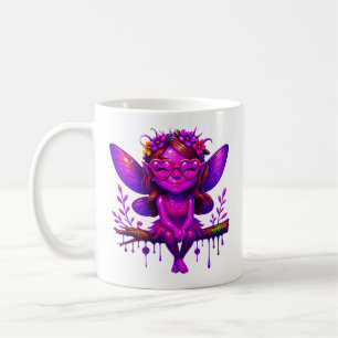 Playful Purple Fairy Coffee Mug