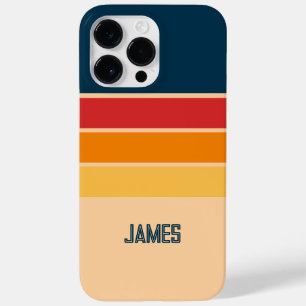 Playful Retro Rainbow Stripes for Custom Product C Case-Mate iPhone 14 Pro Max Case