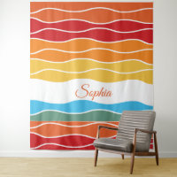 Playful Retro Rainbow Stripes for Custom Product