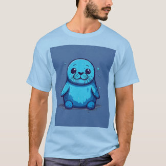 Playful river otter t shirt
