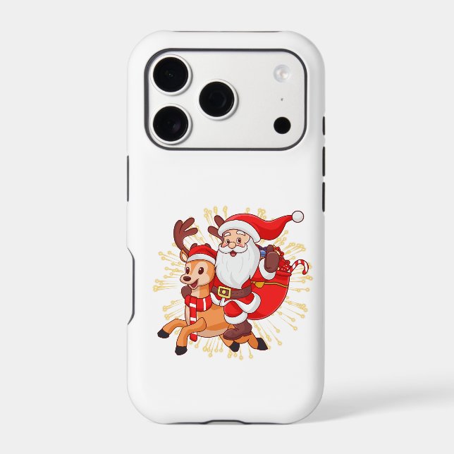 **"Playful Santa Claus Design – Fun and Festive Ch (Back)