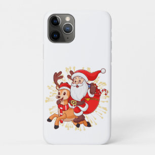 **"Playful Santa Claus Design – Fun and Festive Ch iPhone 11 Pro Case