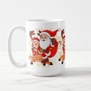 **"Playful Santa Claus Design – Fun and Festive Ch Coffee Mug