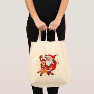 **"Playful Santa Claus Design – Fun and Festive Ch Tote Bag