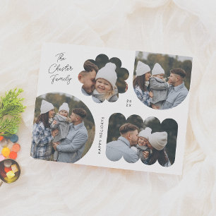 Playful Shapes Christmas Photo Collage Budget