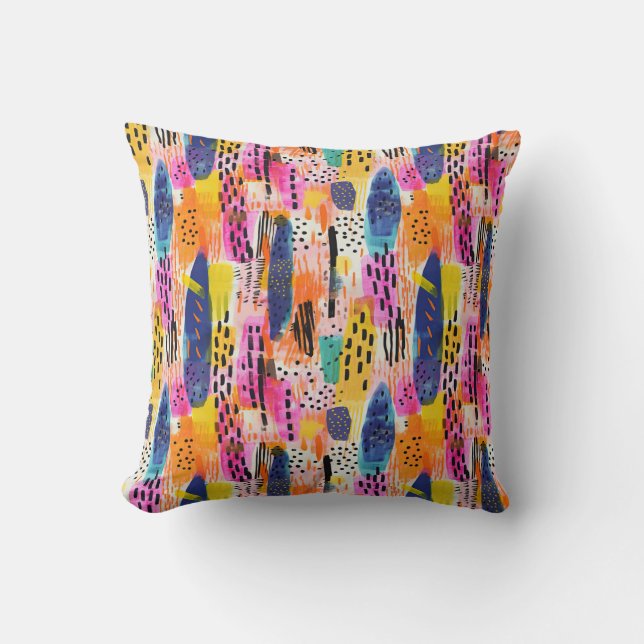 Playful Shapes Pattern Cushion (Front)