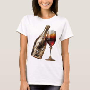 Playful Silver ABSTRACT ART Fashion Print v2 T-Shirt