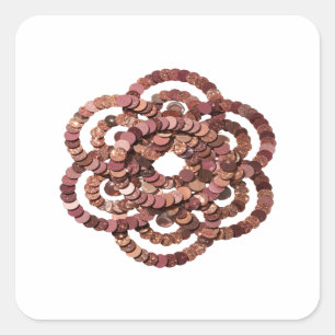 Playful Silver Abstract Sticker Design