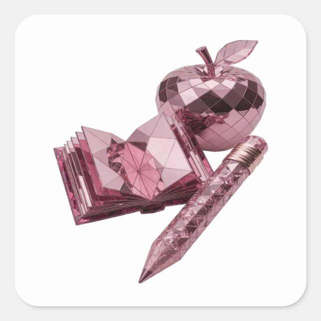 Playful Silver Abstract Sticker Graphic (Front)
