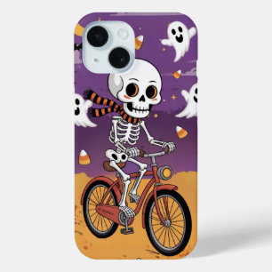 Playful Skeleton Ghost Halloween iPhone /iPad case