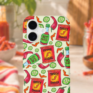 Playful Spicy Food Pattern