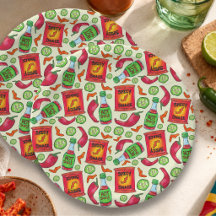Playful Spicy Food Pattern