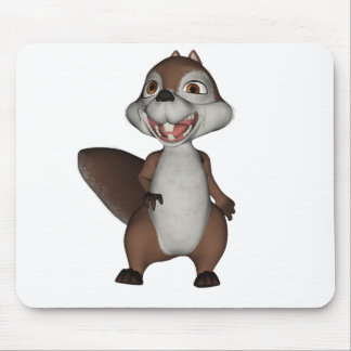 Playful Squirrel Mousepad