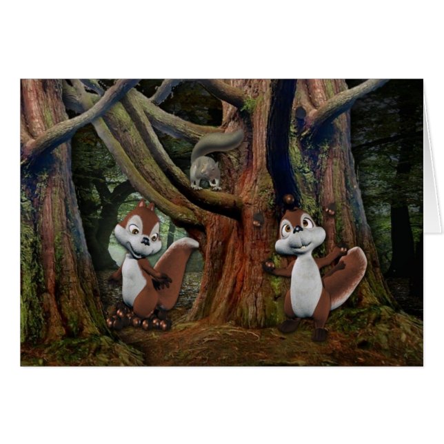 Playful Squrrels (Front Horizontal)