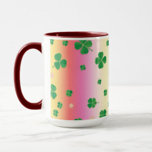 Playful St. Patrick's Day Rainbow Wrap Design Mug