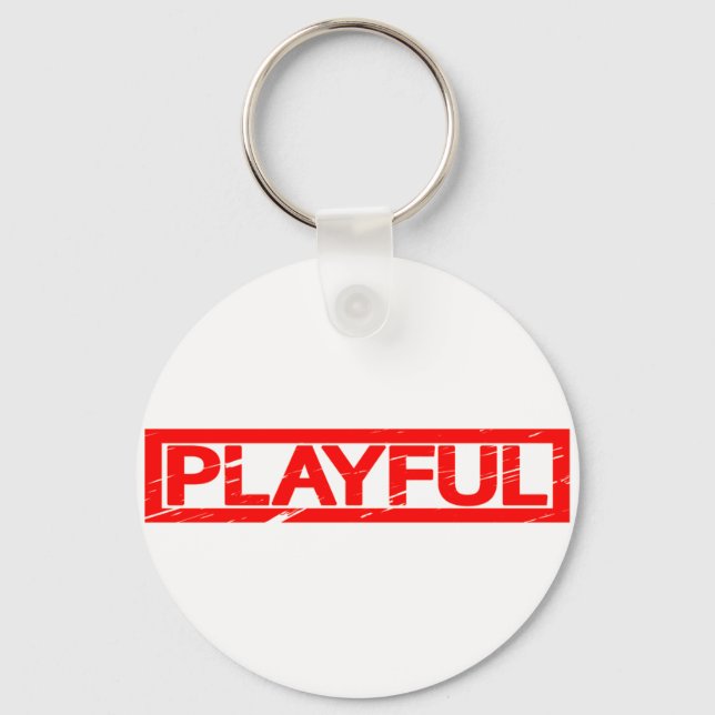 Playful Stamp Key Ring (Front)