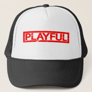 Playful Stamp Trucker Hat