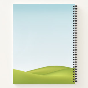 Playful Star Character With Heart Notebook